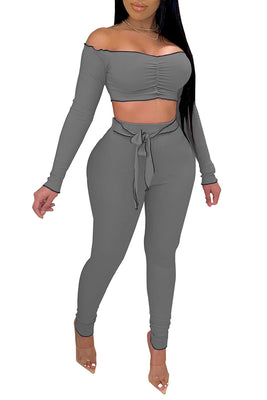MB Fashion GRAY 2 PCs Set 8104