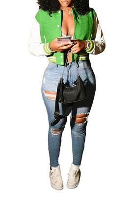 MB Fashion GREEN Jacket 5273R