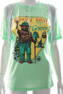 MB Fashion GREEN TOP 696T