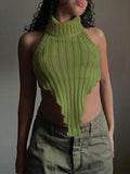 MB FASHION KNITTED BACKLESS TANK TOP 9805AT