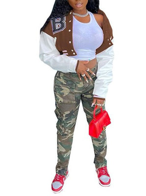 MB Fashion Brown Jacket B 5891R