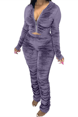MB Fashion L-PURPLE 2 PCs Set 1539R