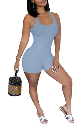 MB Fashion LIGHT BLUE Jumpsuits 240R