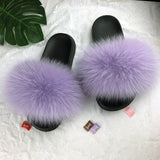MB Fashion Solid Color 85 Fur Sandals