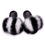 MB Fashion Color 51 Fur Sandals Slides