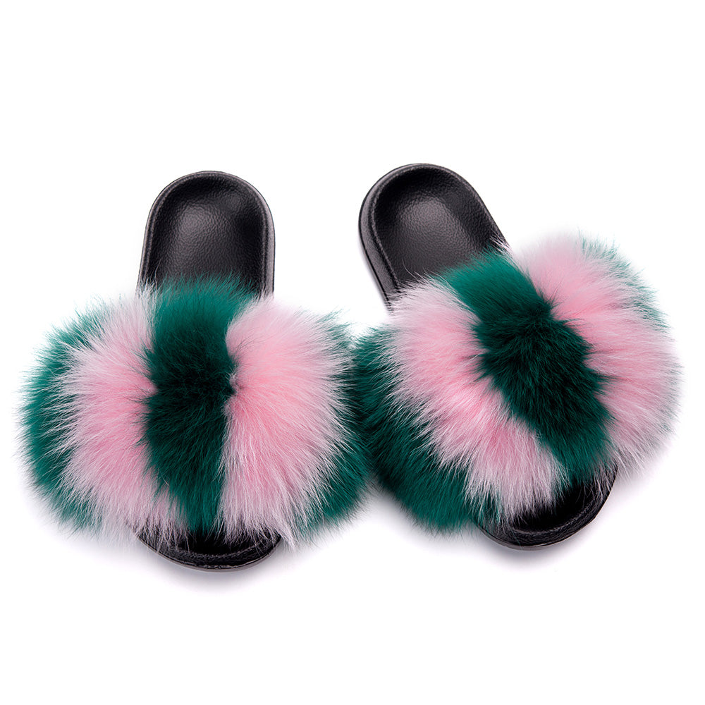 Fur hot sale sandals wholesale