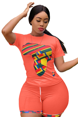 MB Fashion ORANGE 2 PCs Set 8227
