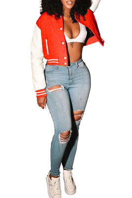 MB Fashion ORANGE Jacket 5273R