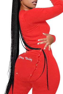 MB Fashion RED Jumpsuit 759R