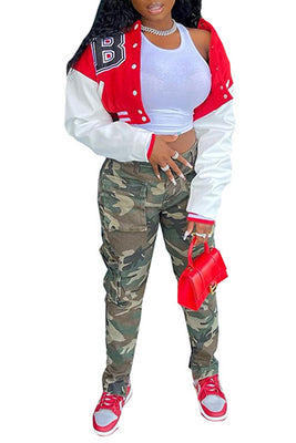 MB Fashion RED Jacket B 5891R