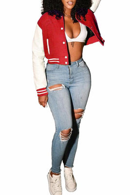 MB Fashion RED Jacket 5273R