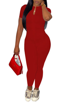 MB Fashion RED Jumpsuits 8466R