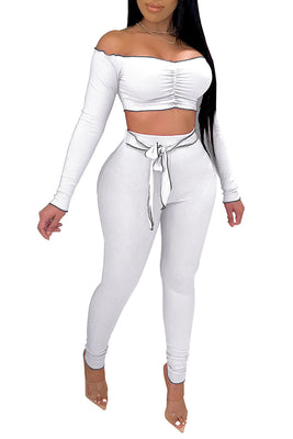 MB Fashion WHITE 2 PCs Set 8104
