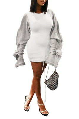 MB Fashion WHITE Dress 6200 size run small