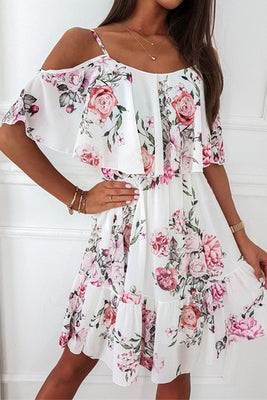 MB FASHION FLORAL PRINT SUNDRESS 8588T