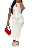 MB Fashion WHITE Jumpsuits 8466R