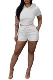 MB FASHION HOODED SHIRT SHORTS SET 068T