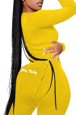 MB Fashion YELLOW Jumpsuit 759R