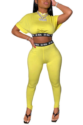 MB Fashion YELLOW 2 PCs Set 9392