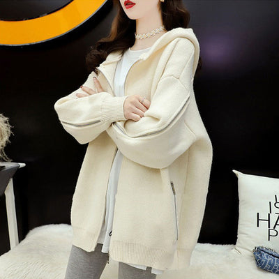 MALYBGG Elevate Your Style with a Thickened Knit Outerwear for Fall/Winter 8024LY