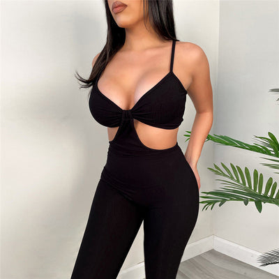 MB Fashion BLACK Jumpsuits 1301R