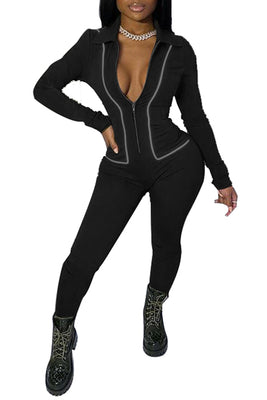 MB Fashion BLACK Jumpsuit 8961R