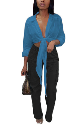 MB Fashion BLUE Top 4195R