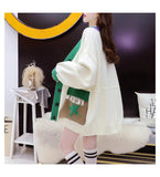 MALYBGG Elevating Your Fall Look with a Comfortable and Stylish Knit Sweater Coat Showcasing a Loose Fit 8013LY