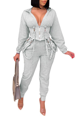MB Fashion GRAY 2 PCs Set 930R