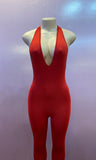 MB Fashion RED Jumpsuit 7715