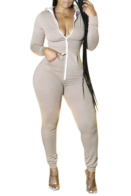 MB Fashion KHAKI Jumpsuit 1014