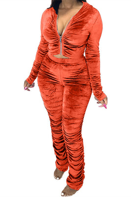 MB Fashion ORANGE 2 PCs Set 1539R
