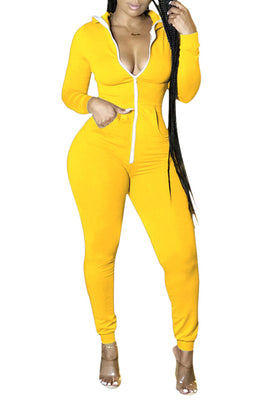 MB Fashion YELLOW Jumpsuit 1014
