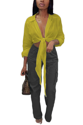 MB Fashion YELLOW Top 4195R